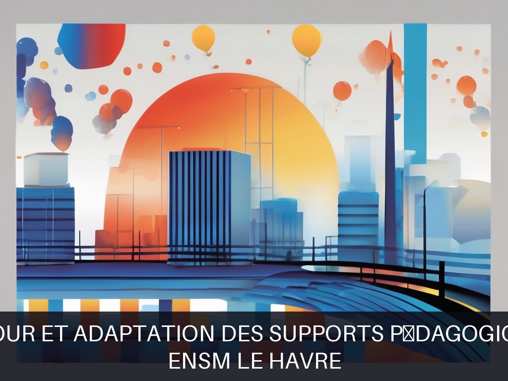 Illustration pour ENSM Le Havre: Mise à jour et adaptation des supports pédagogiques BTP