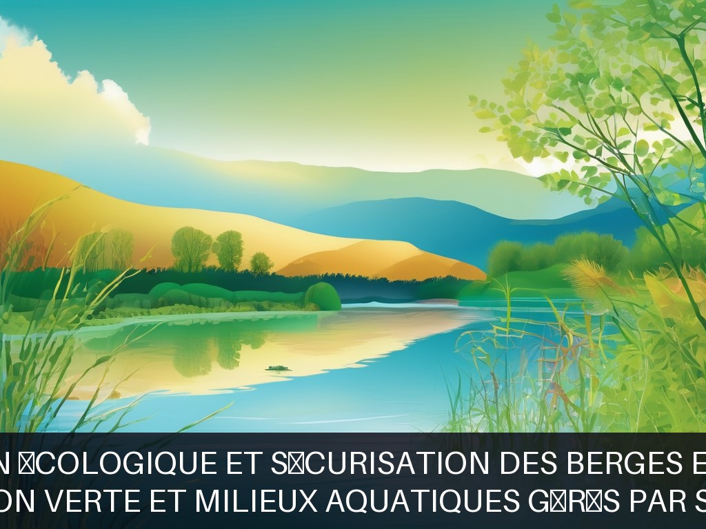 Illustration pour Liaison Verte et milieux aquatiques gérés par SYAGE: Entretien écologique et sécurisation des berges et rivières