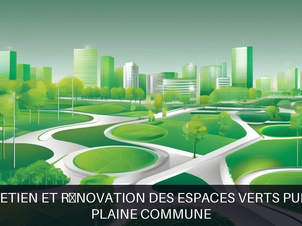 Illustration pour Plaine Commune: Entretien et rénovation des espaces verts publics