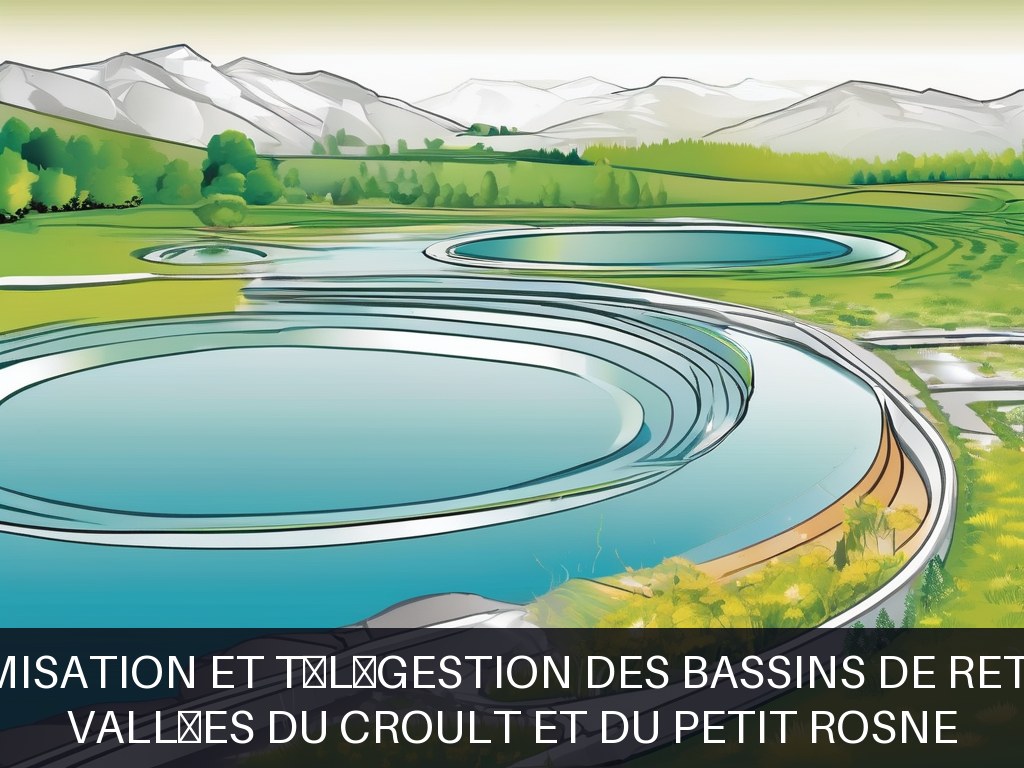 Illustration pour Vallées du Croult et du Petit Rosne: Optimisation et télégestion des bassins de retenue (Potentiel à Court Terme)