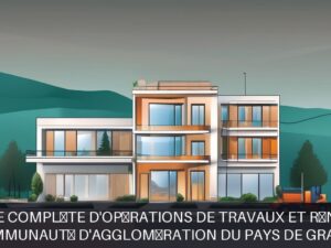 Illustration pour Communauté d'Agglomération du Pays de Grasse: Conduite complète d'opérations de travaux et rénovation