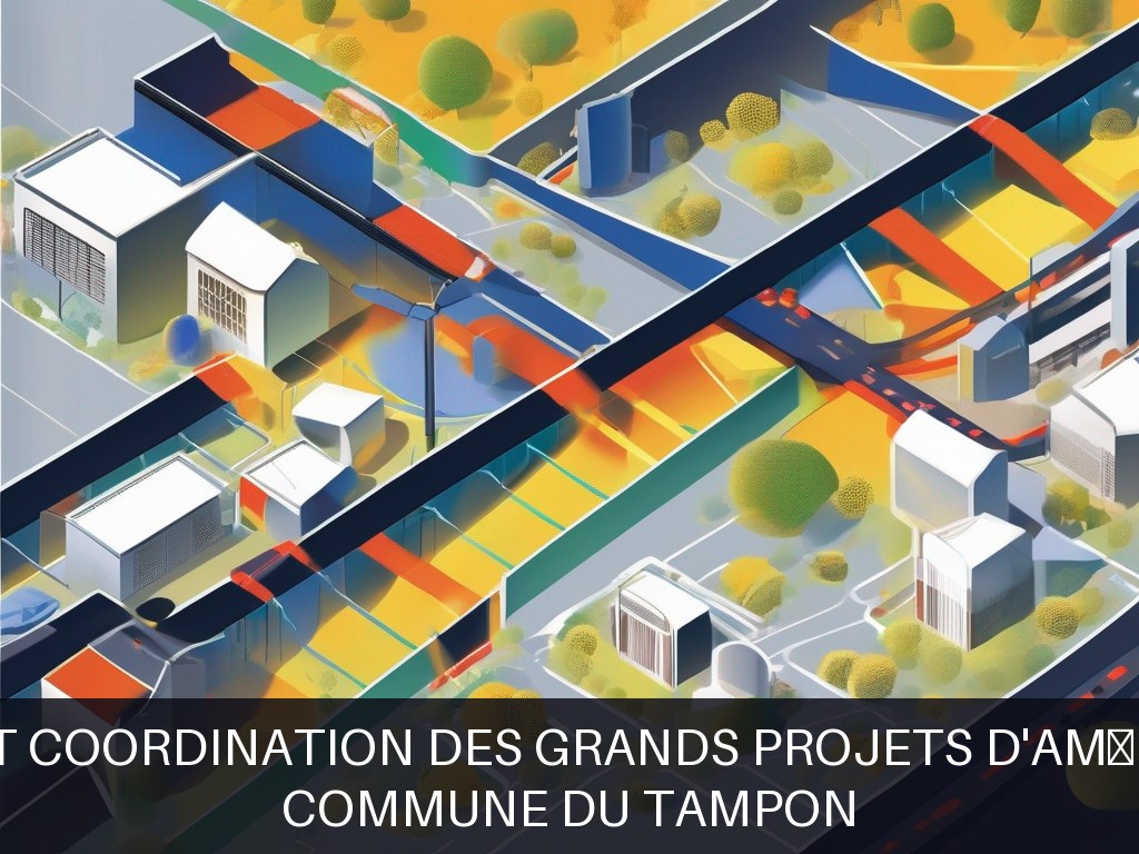 Illustration pour Commune du Tampon: Gestion et coordination des grands projets d'aménagement