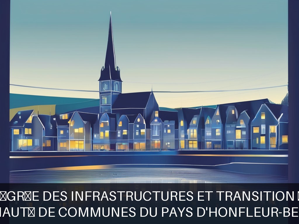 Illustration pour Communauté de Communes du Pays d'Honfleur-Beuzeville: Gestion intégrée des infrastructures et transition écologique