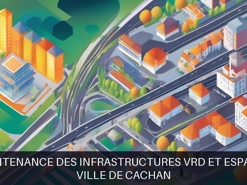 Illustration pour Ville de Cachan: Suivi et maintenance des infrastructures VRD et espaces publics