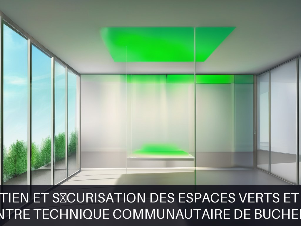 Illustration pour Centre Technique Communautaire de Buchelay: Entretien et sécurisation des espaces verts et voirie