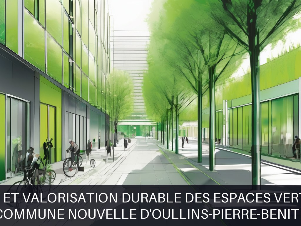 Illustration pour Commune nouvelle d'Oullins-Pierre-Benite: Entretien et valorisation durable des espaces verts urbains
