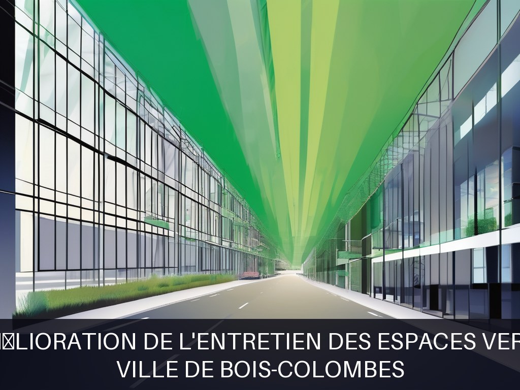Illustration pour Ville de Bois-Colombes: Amélioration de l'entretien des espaces verts