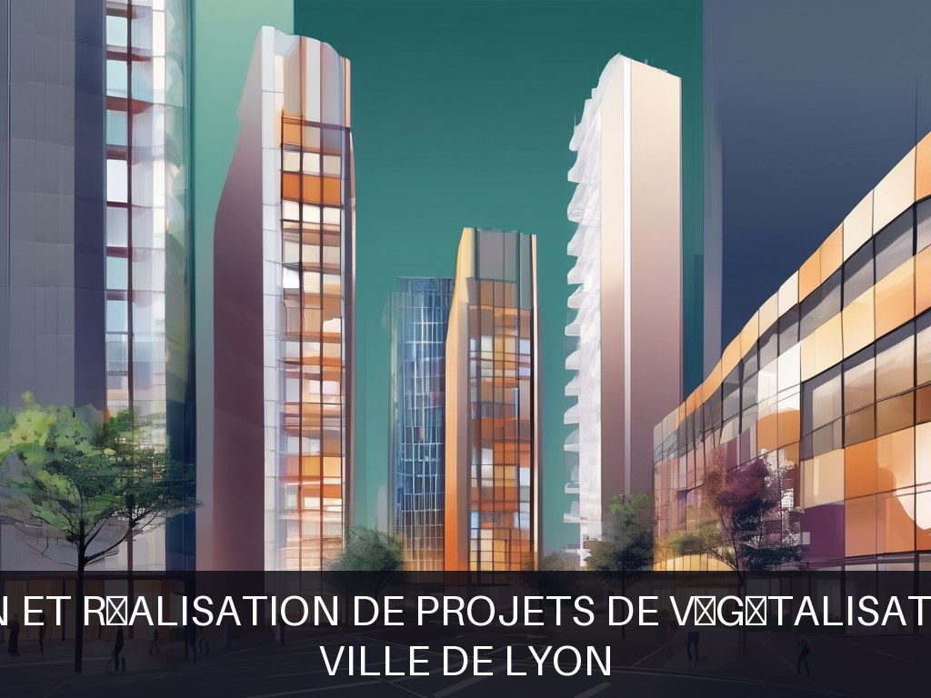 Illustration pour Ville de Lyon: Conception et réalisation de projets de végétalisation urbaine (Potentiel à Court Terme)