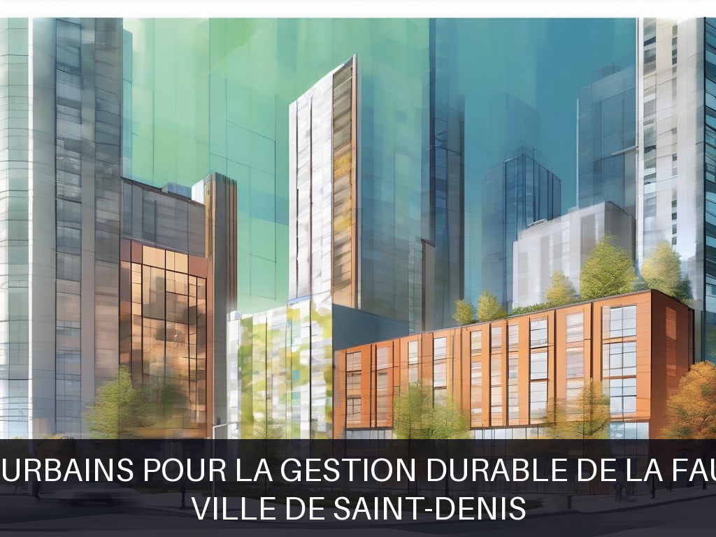 Illustration pour Ville de Saint-Denis: Aménagements urbains pour la gestion durable de la faune et nuisibles (Potentiel à Court Terme)