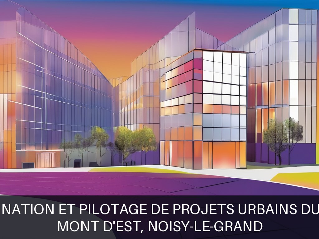 Illustration pour Mont d'Est, Noisy-le-Grand: Coordination et pilotage de projets urbains durables