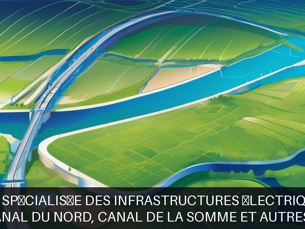Illustration pour Ouvrages du canal du Nord, canal de la Somme et autres voies d'eau UTI: Maintenance spécialisée des infrastructures électriques fluviales