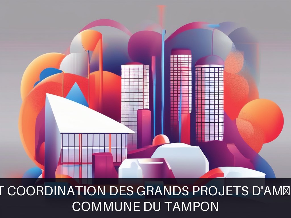Illustration pour Commune du Tampon: Gestion et coordination des grands projets d'aménagement