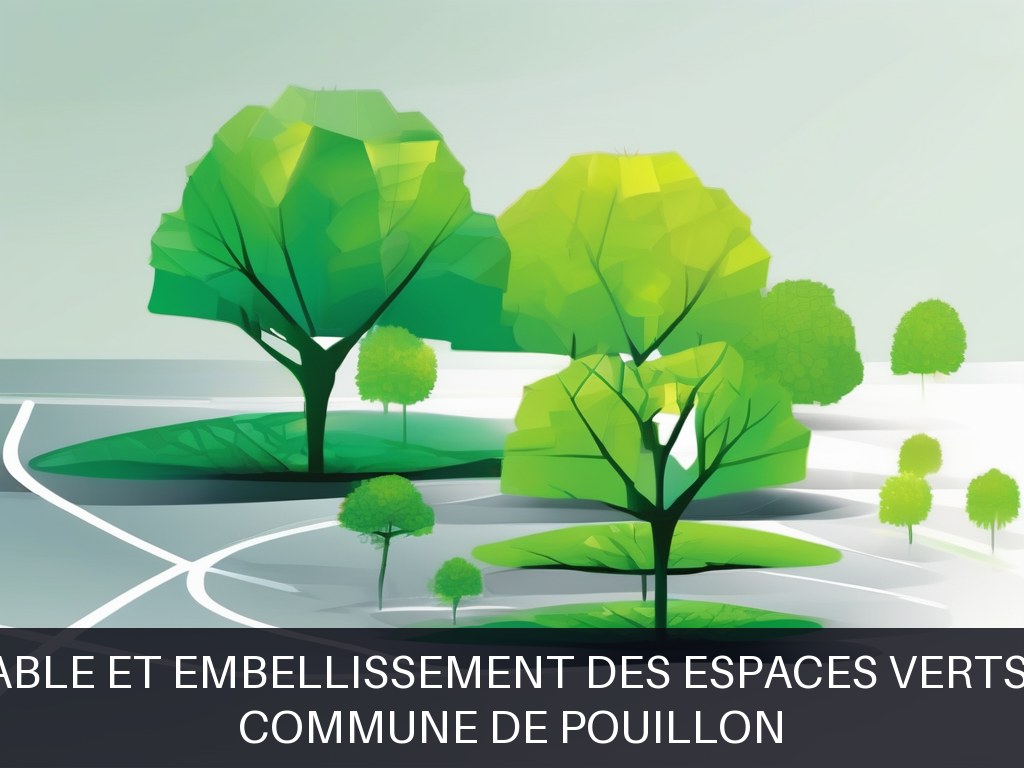 Illustration pour Commune de Pouillon: Gestion durable et embellissement des espaces verts communaux