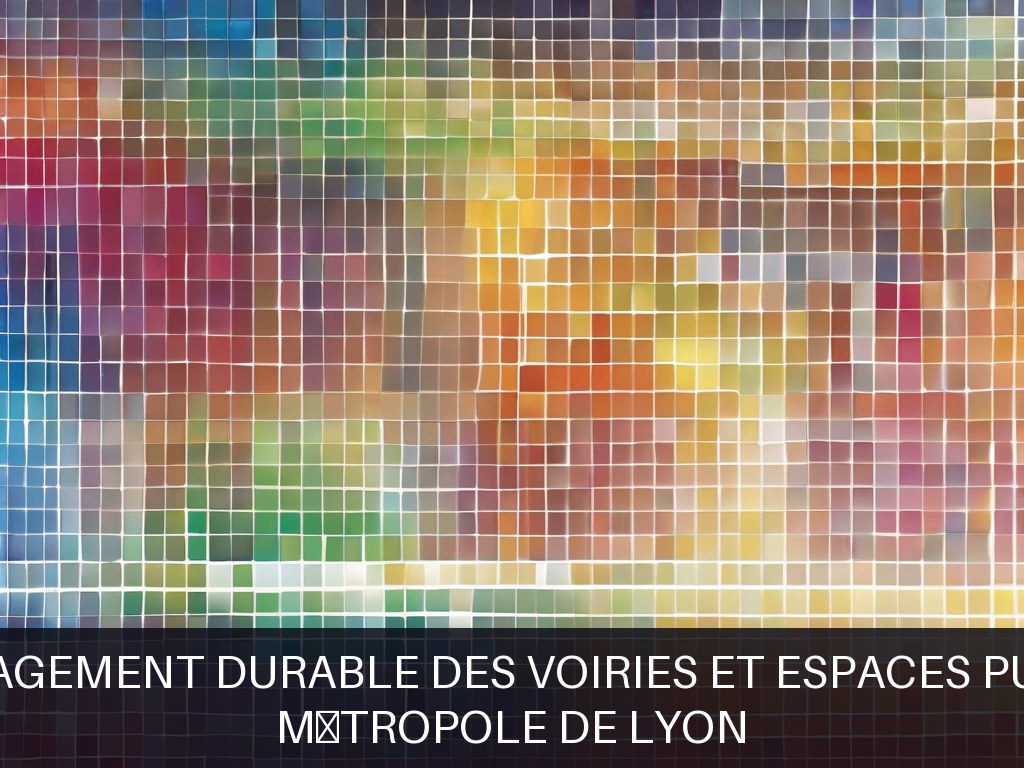 Illustration pour Métropole de Lyon: Aménagement durable des voiries et espaces publics (Potentiel à Court Terme)