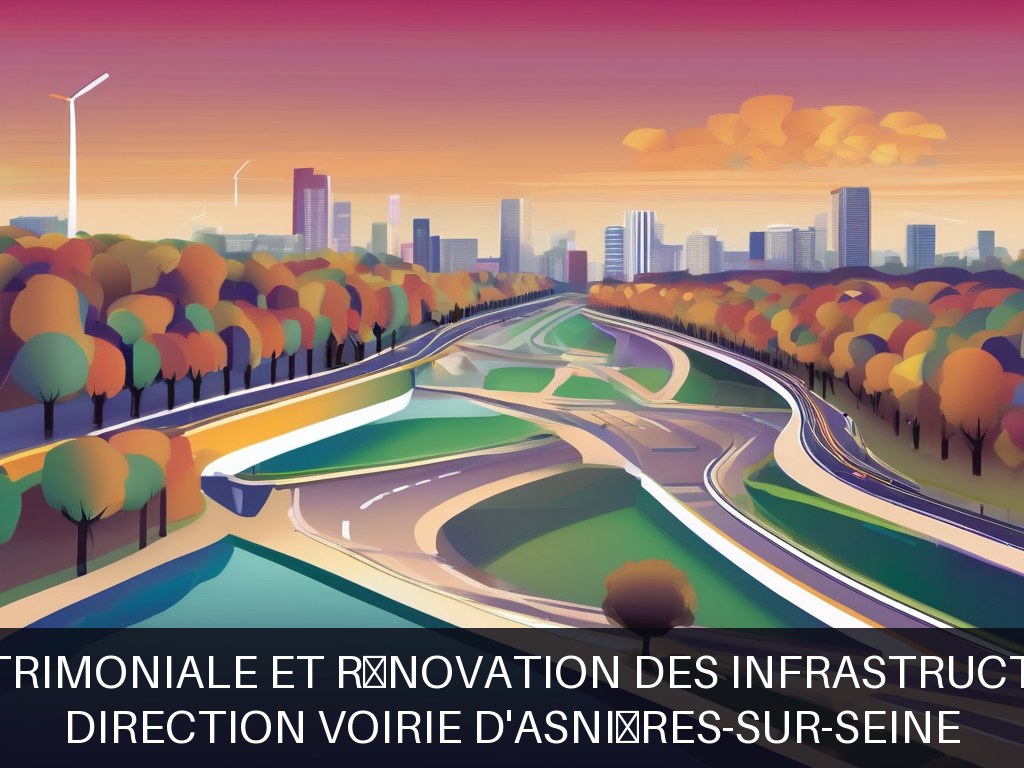 Illustration pour Direction Voirie d'Asnières-sur-Seine: Gestion patrimoniale et rénovation des infrastructures voirie