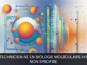 Illustration pour Non spécifiée: Technicien-ne en biologie moléculaire H/F
