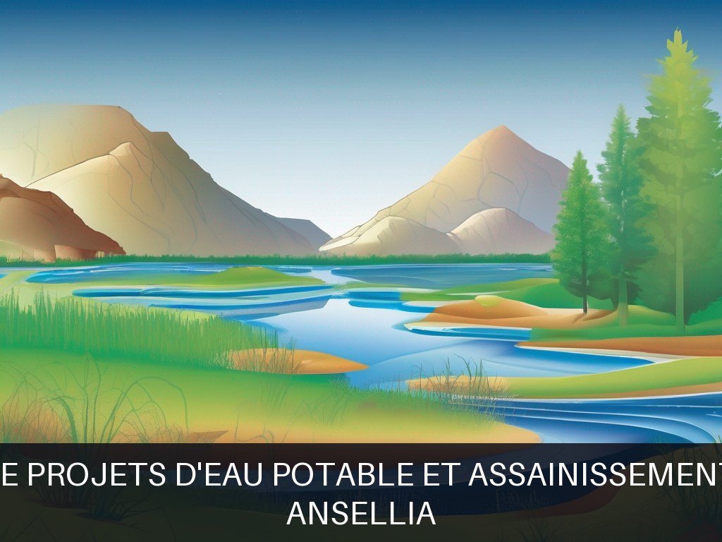 Illustration pour Ansellia: Pilotage de projets d'eau potable et assainissement durables