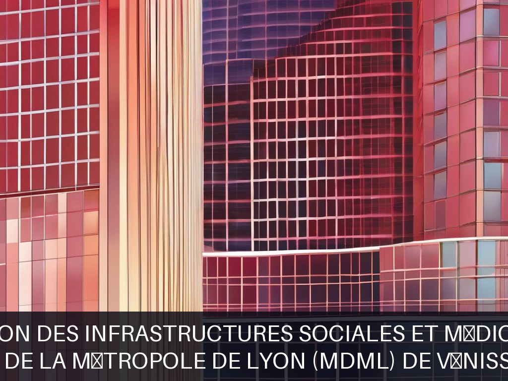 Illustration pour Maisons de la Métropole de Lyon (MDML) de Vénissieux Sud: Amélioration des infrastructures sociales et médico-sociales