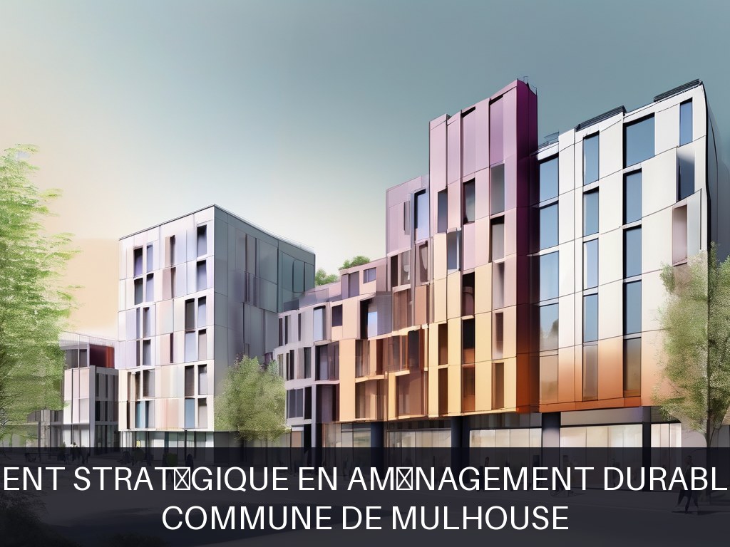 Illustration pour Commune de Mulhouse: Accompagnement stratégique en aménagement durable et urbanisme