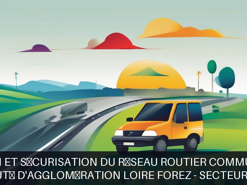 Illustration pour Communauté d'Agglomération Loire Forez - secteur Sud-Ouest: Entretien et sécurisation du réseau routier communautaire