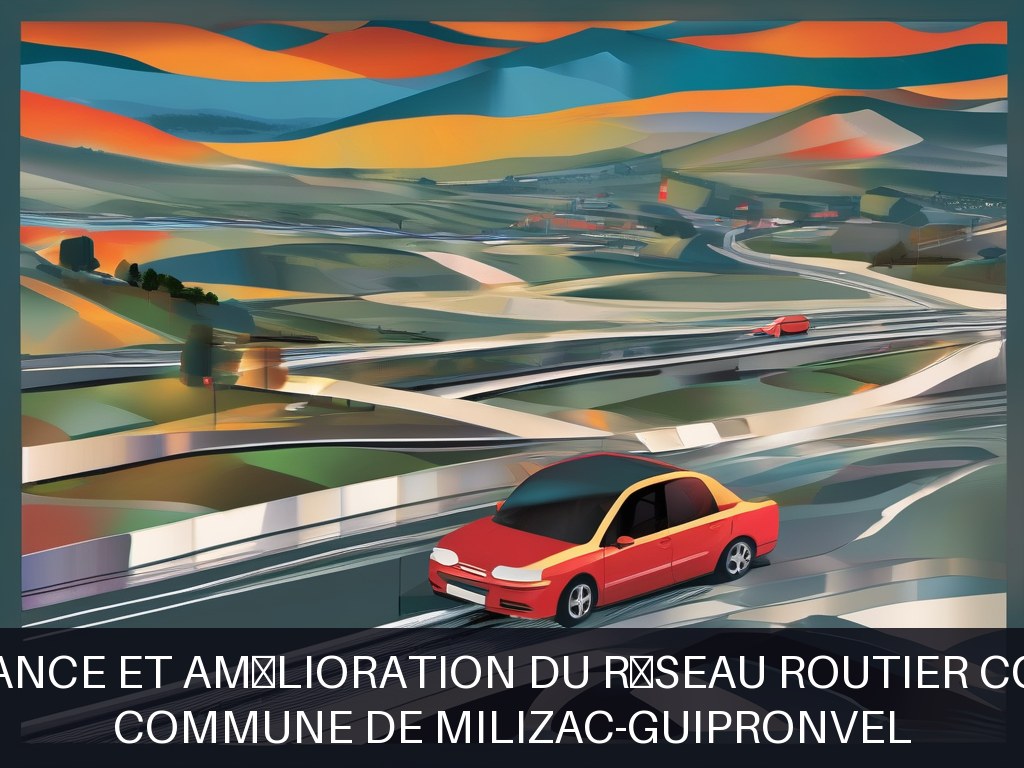 Illustration pour Commune de Milizac-Guipronvel: Maintenance et amélioration du réseau routier communal