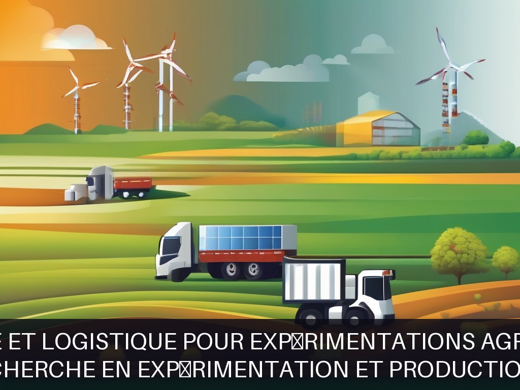 Illustration pour Unité de recherche en expérimentation et production végétales: Support technique et logistique pour expérimentations agricoles innovantes