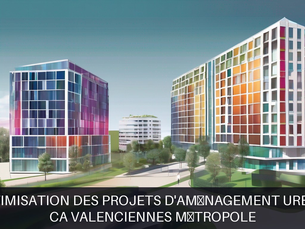 Illustration pour CA Valenciennes Métropole: Optimisation des projets d'aménagement urbain