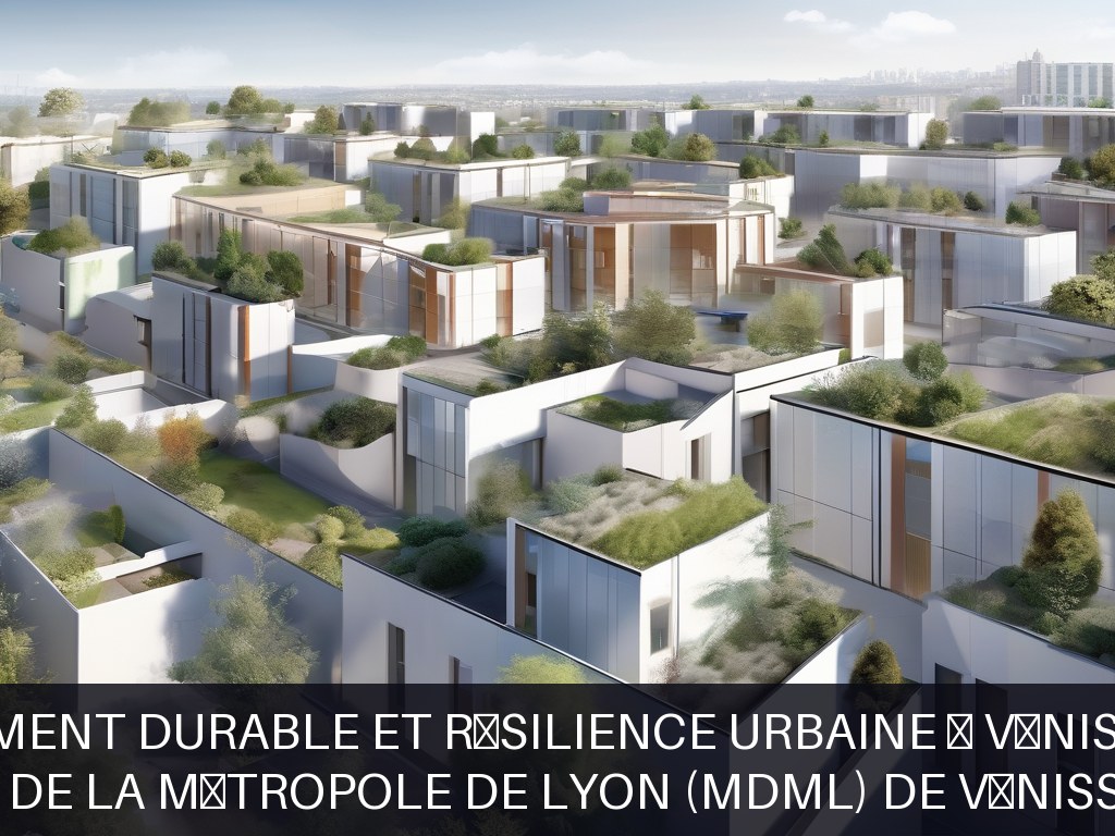 Illustration pour Maisons de la Métropole de Lyon (MDML) de Vénissieux Sud: Aménagement durable et résilience urbaine à Vénissieux Sud