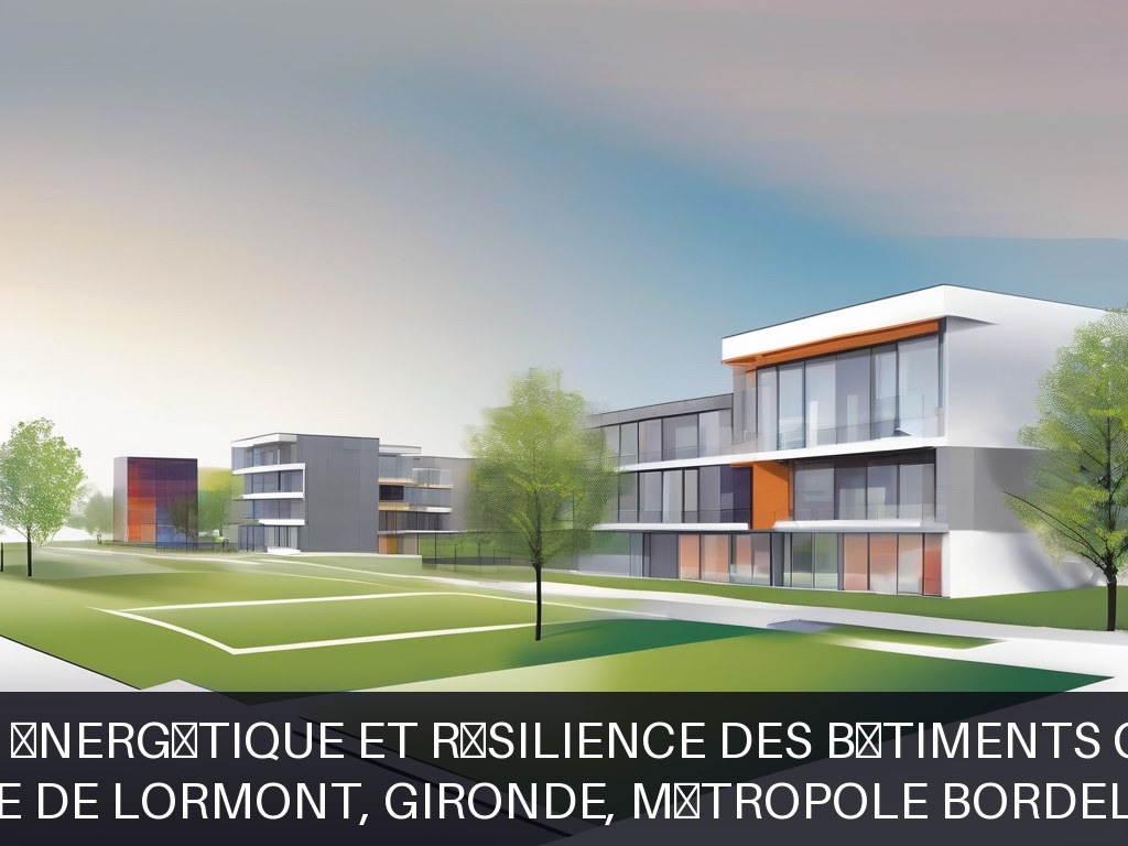 Illustration pour Ville de Lormont, Gironde, Métropole Bordelaise: Rénovation énergétique et résilience des bâtiments communaux (Potentiel à Court Terme)