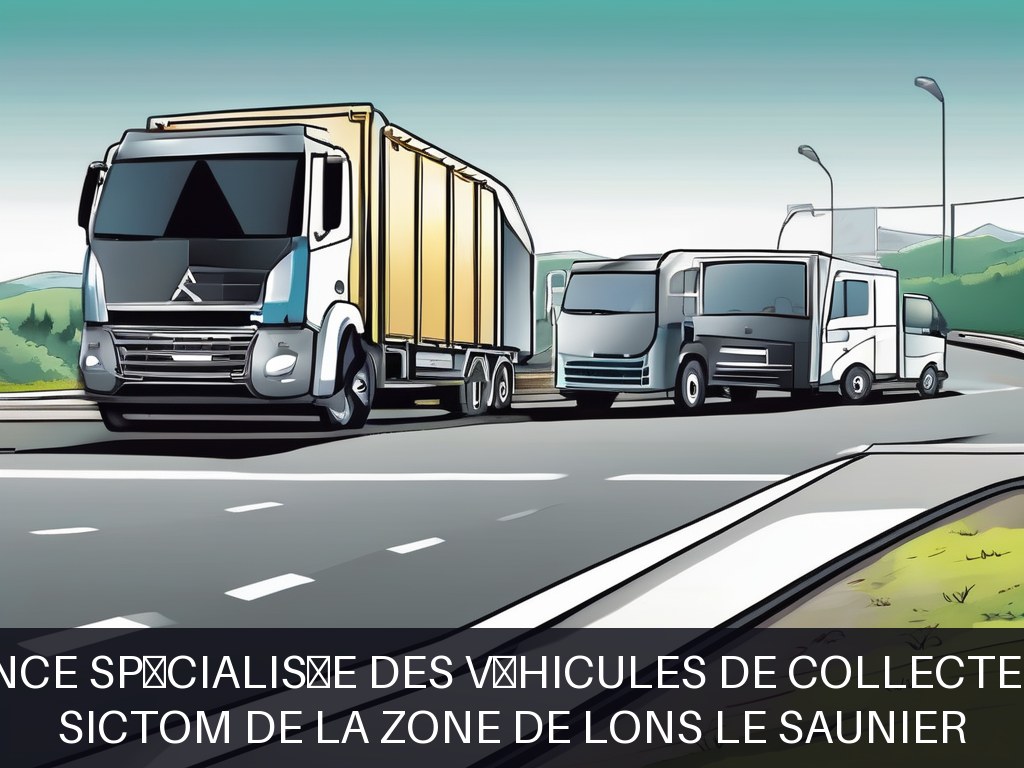 Illustration pour SICTOM de la Zone de Lons Le Saunier: Maintenance spécialisée des véhicules de collecte et bennes