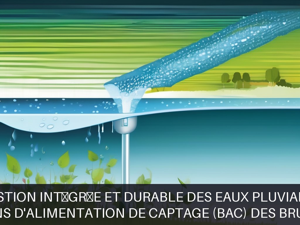 Illustration pour Bassins d'Alimentation de Captage (BAC) des Bruyères: Gestion intégrée et durable des eaux pluviales (Potentiel à Court Terme)