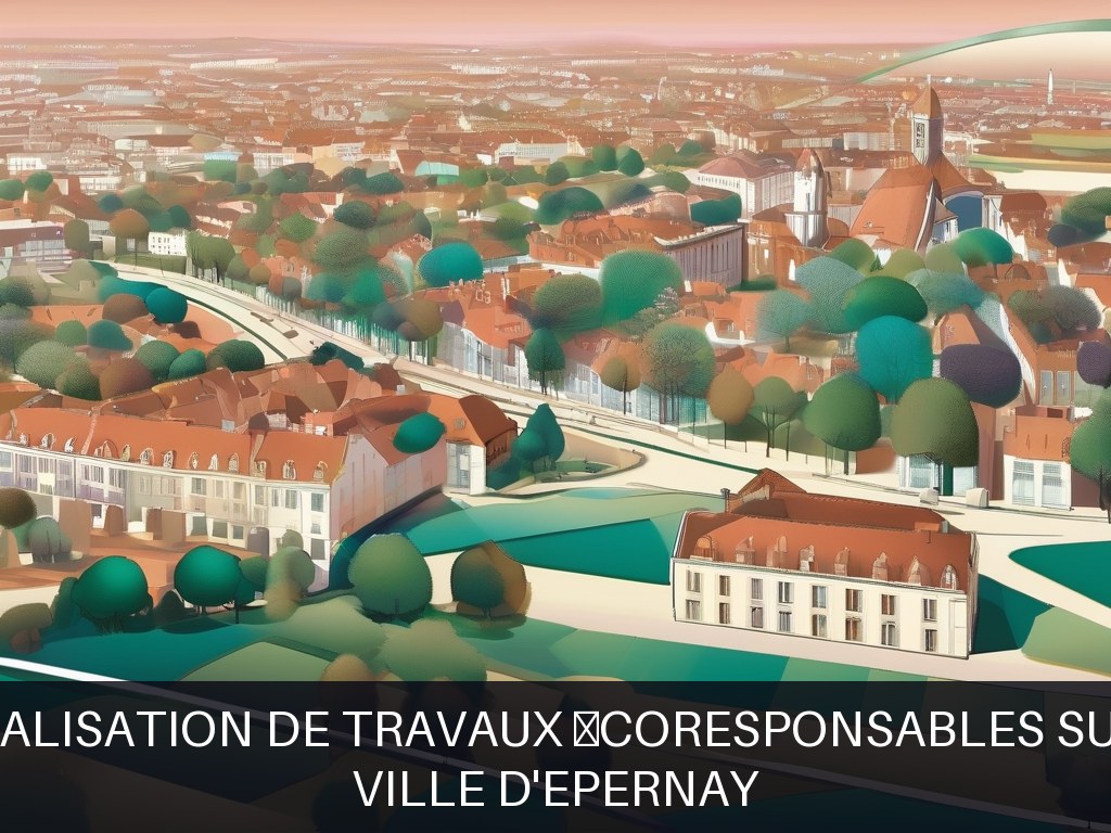 Illustration pour Ville d'Epernay: Conception et réalisation de travaux écoresponsables sur patrimoine bâti