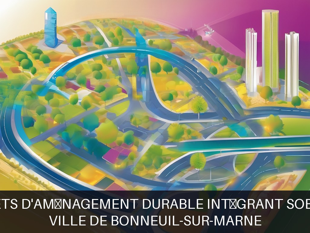 Illustration pour Ville de Bonneuil-sur-Marne: Pilotage de projets d'aménagement durable intégrant sobriété énergétique