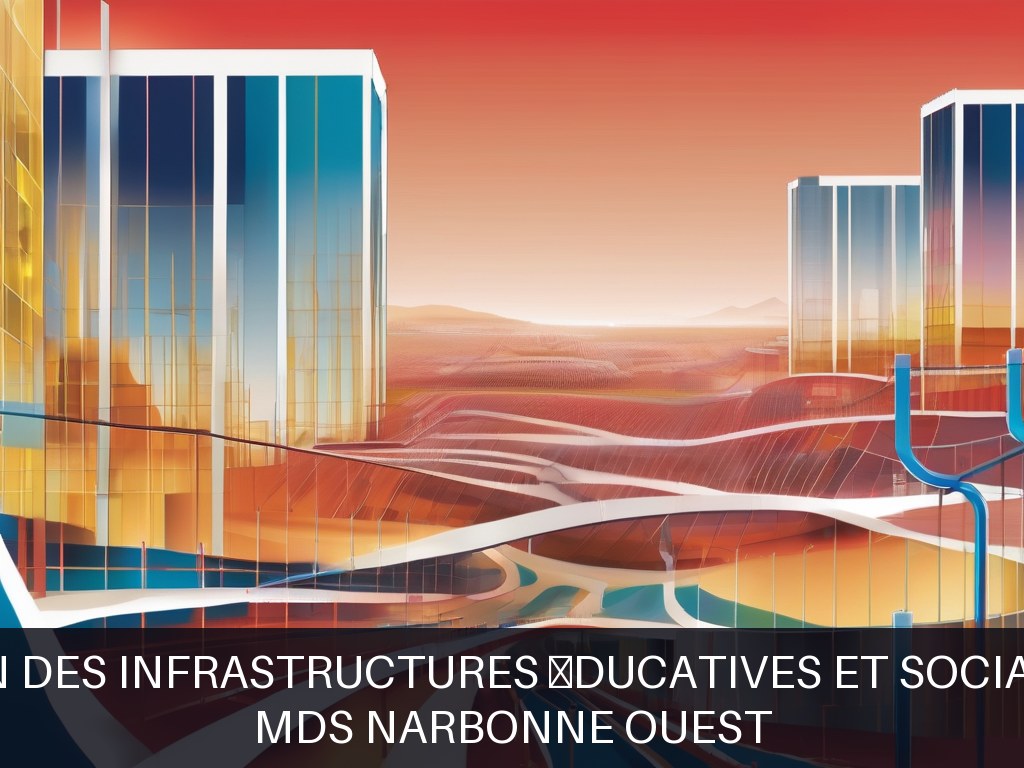 Illustration pour MDS Narbonne Ouest: Amélioration des infrastructures éducatives et sociales adaptées