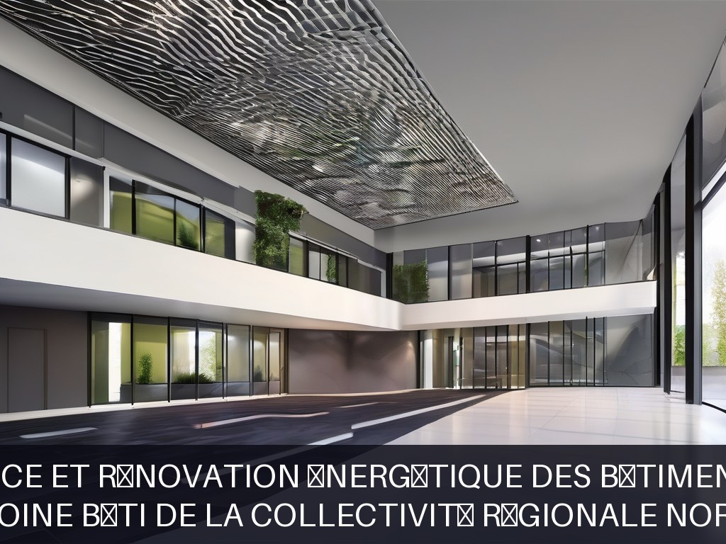 Illustration pour Patrimoine bâti de la collectivité régionale normande: Maintenance et rénovation énergétique des bâtiments publics