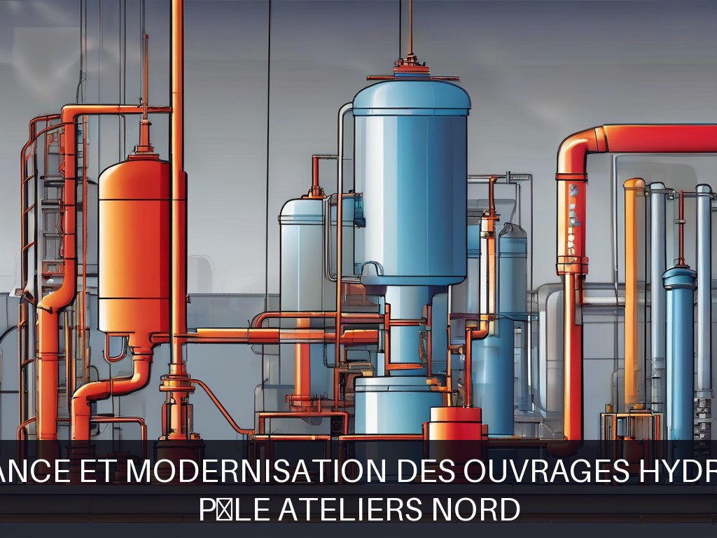 Illustration pour Pôle Ateliers Nord: Maintenance et modernisation des ouvrages hydrauliques