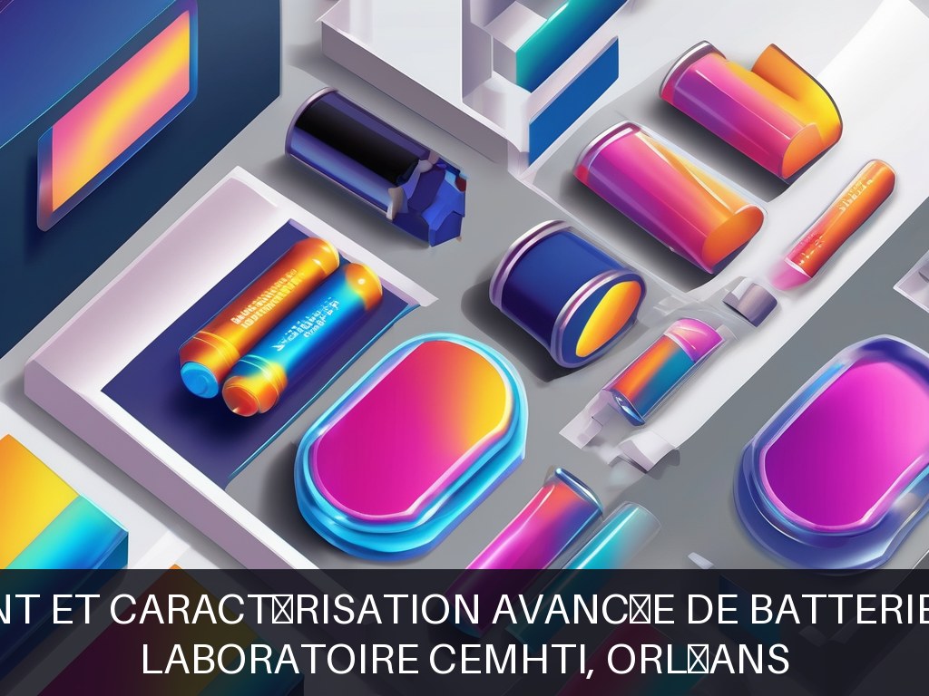 Illustration pour Laboratoire CEMHTI, Orléans: Développement et caractérisation avancée de batteries tout solide (Potentiel à Court Terme)
