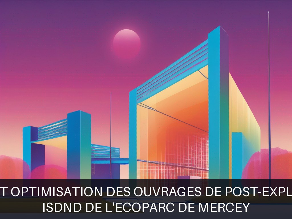 Illustration pour ISDND de l'ECOPARC de Mercey: Maintenance et optimisation des ouvrages de post-exploitation ISDND