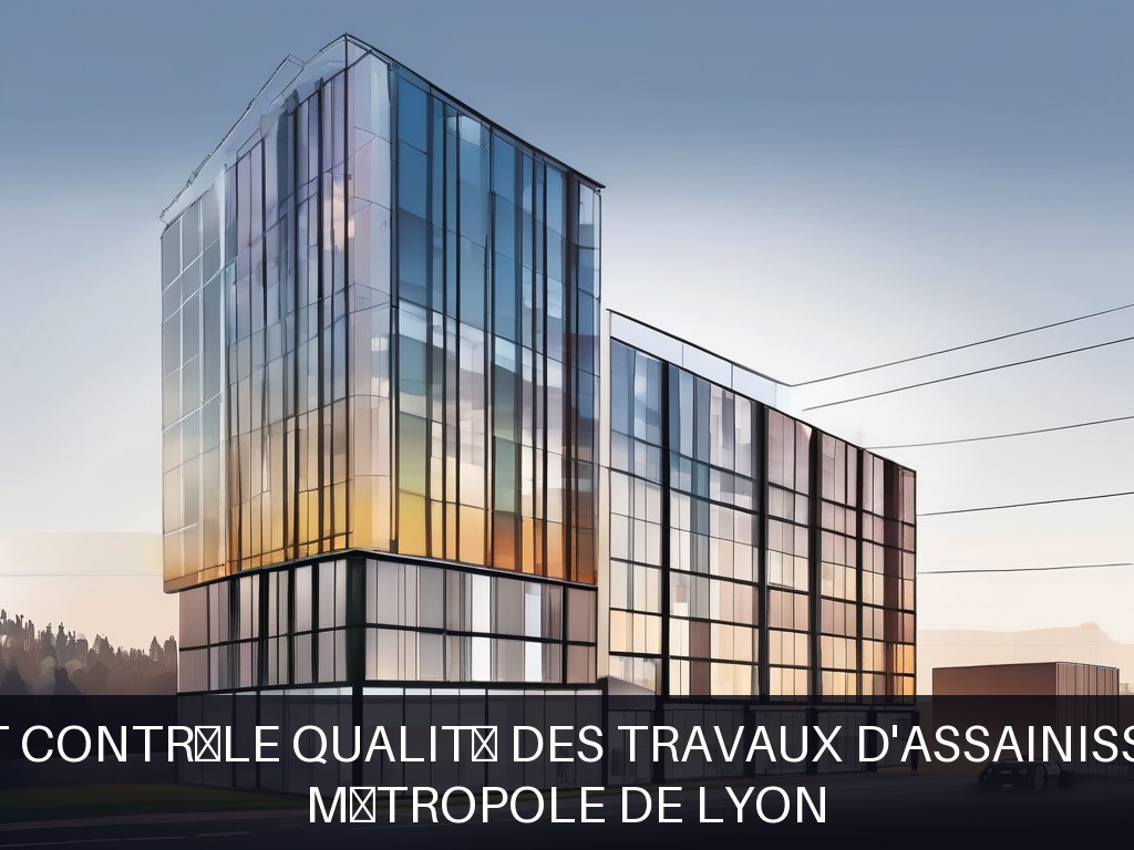 Illustration pour Métropole de Lyon: Suivi et contrôle qualité des travaux d'assainissement