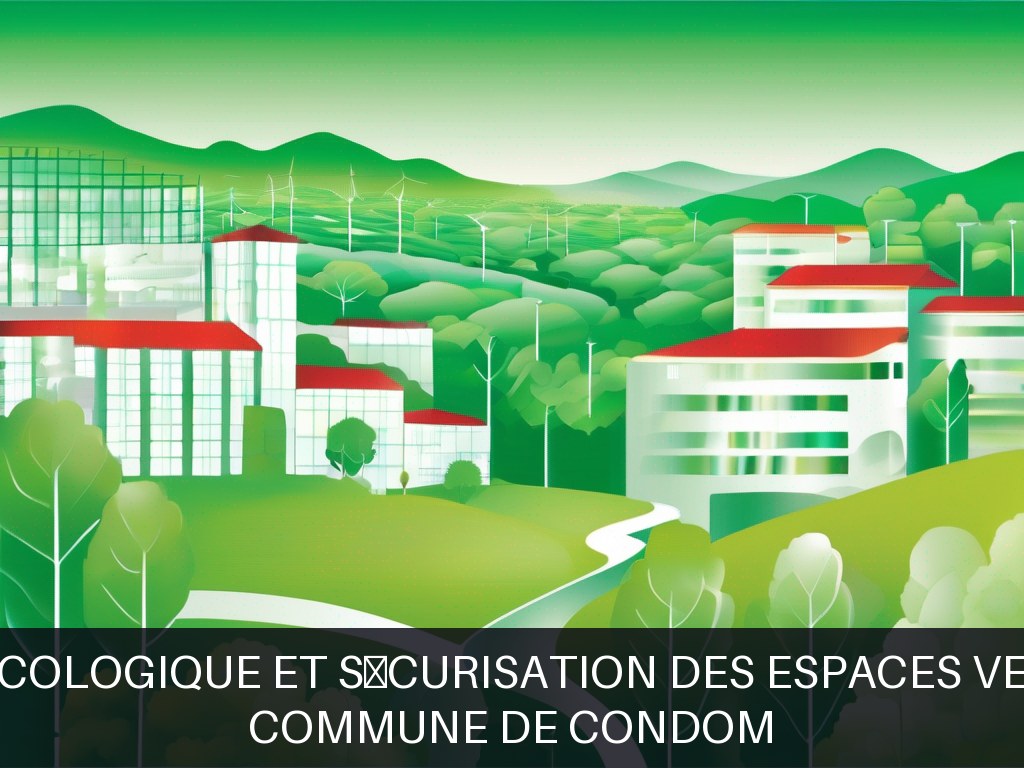 Illustration pour Commune de CONDOM: Entretien écologique et sécurisation des espaces verts publics