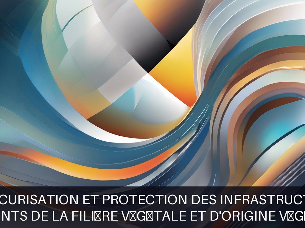 Illustration pour Établissements de la filière végétale et d'origine végétale (DVOV): Solutions de sécurisation et protection des infrastructures végétales