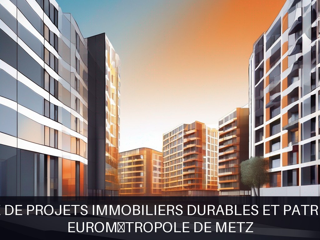 Illustration pour Eurométropole de Metz: Pilotage de projets immobiliers durables et patrimoniaux