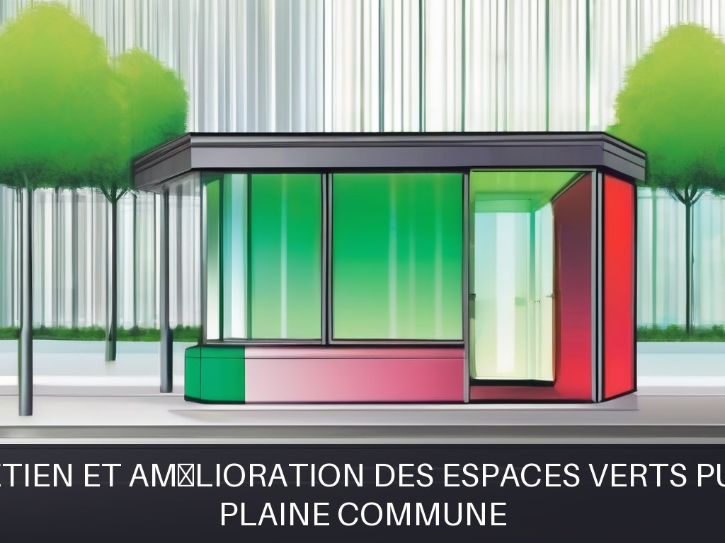 Illustration pour Plaine Commune: Entretien et amélioration des espaces verts publics