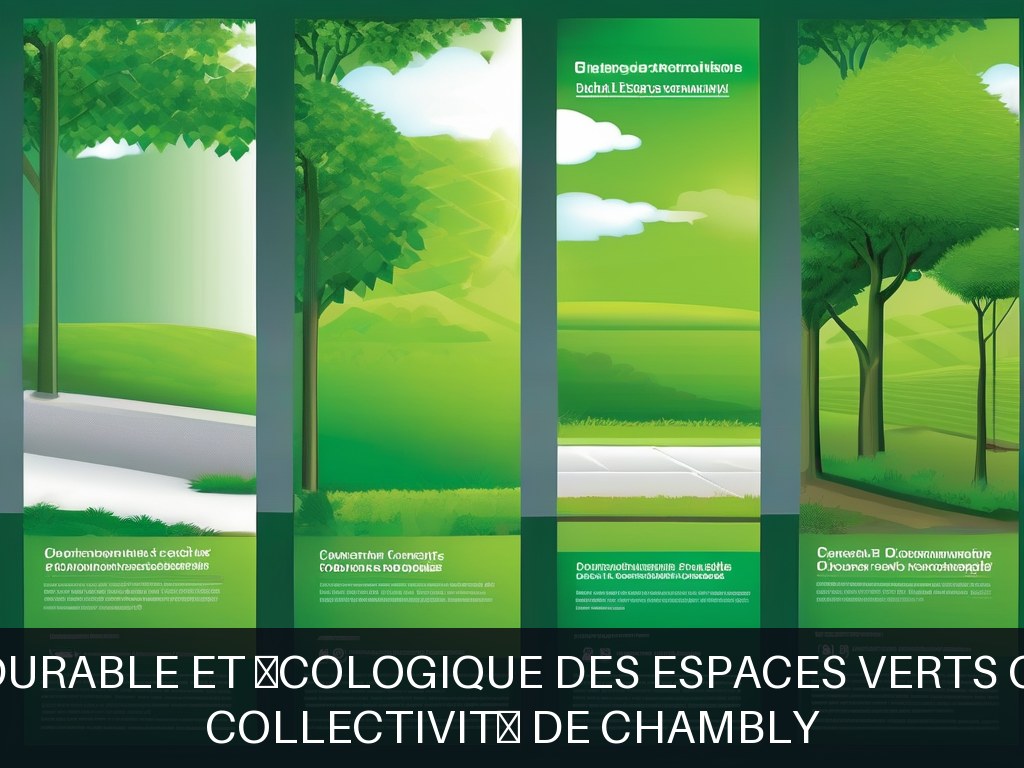 Illustration pour Collectivité de Chambly: Entretien durable et écologique des espaces verts communaux