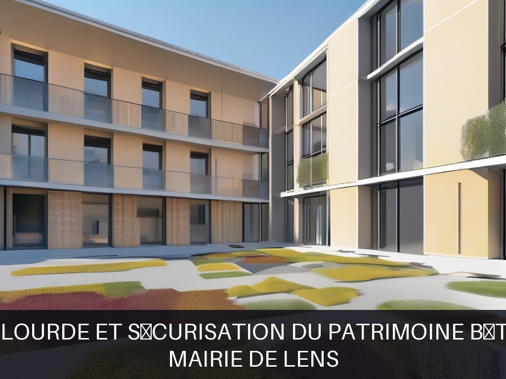 Illustration pour Mairie de Lens: Rénovation lourde et sécurisation du patrimoine bâti communal