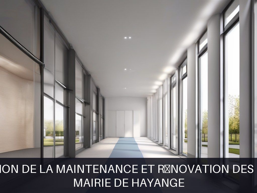 Illustration pour Mairie de Hayange: Optimisation de la maintenance et rénovation des bâtiments