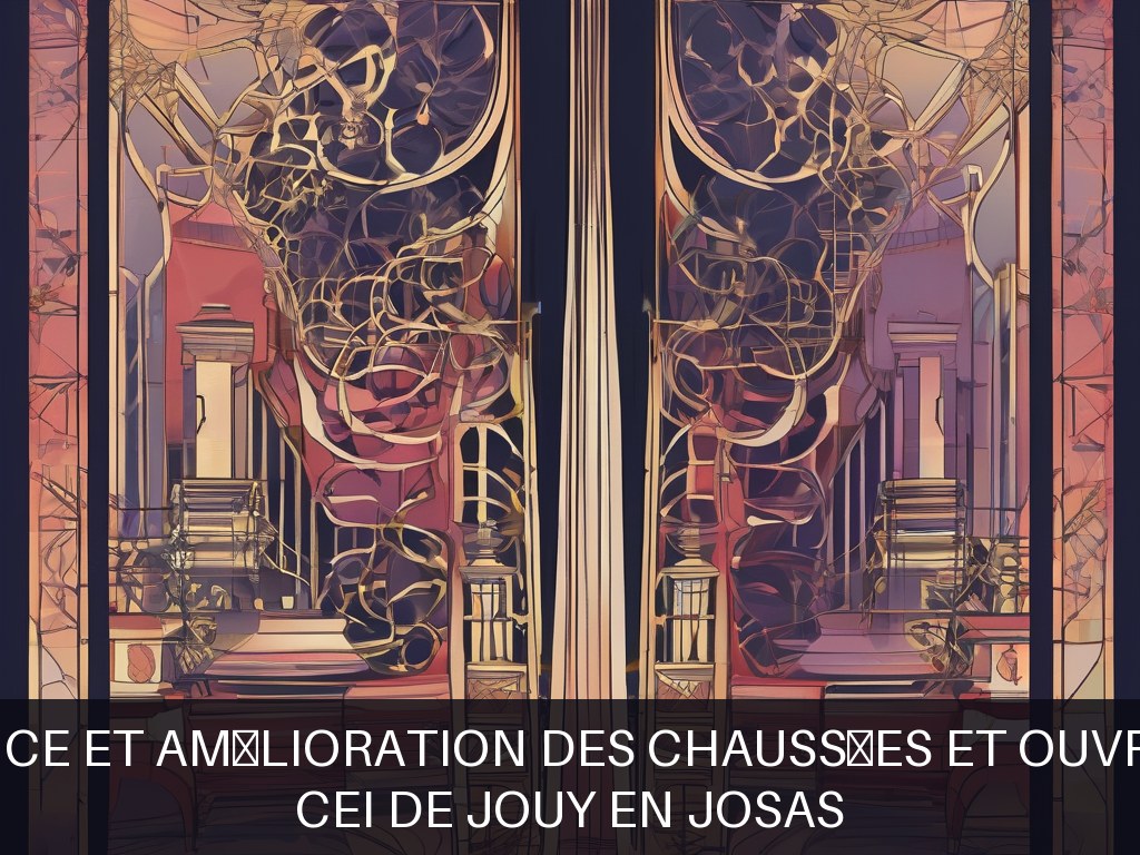 Illustration pour CEI de Jouy en Josas: Maintenance et amélioration des chaussées et ouvrages d'art