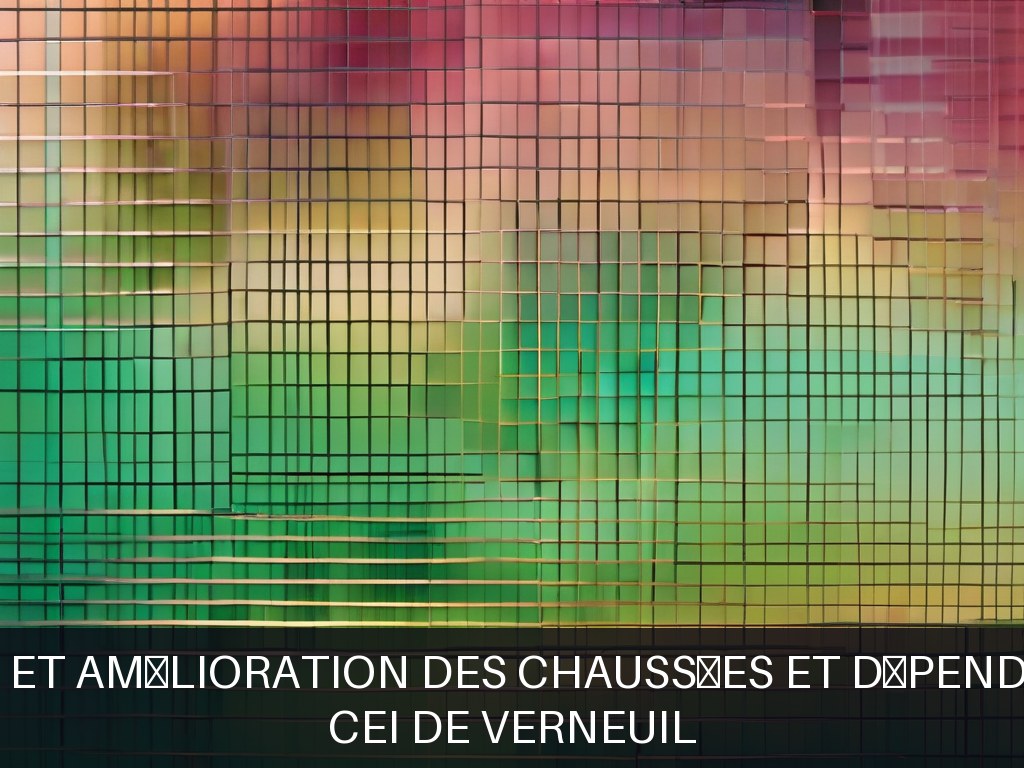 Illustration pour CEI de Verneuil: Maintenance et amélioration des chaussées et dépendances vertes