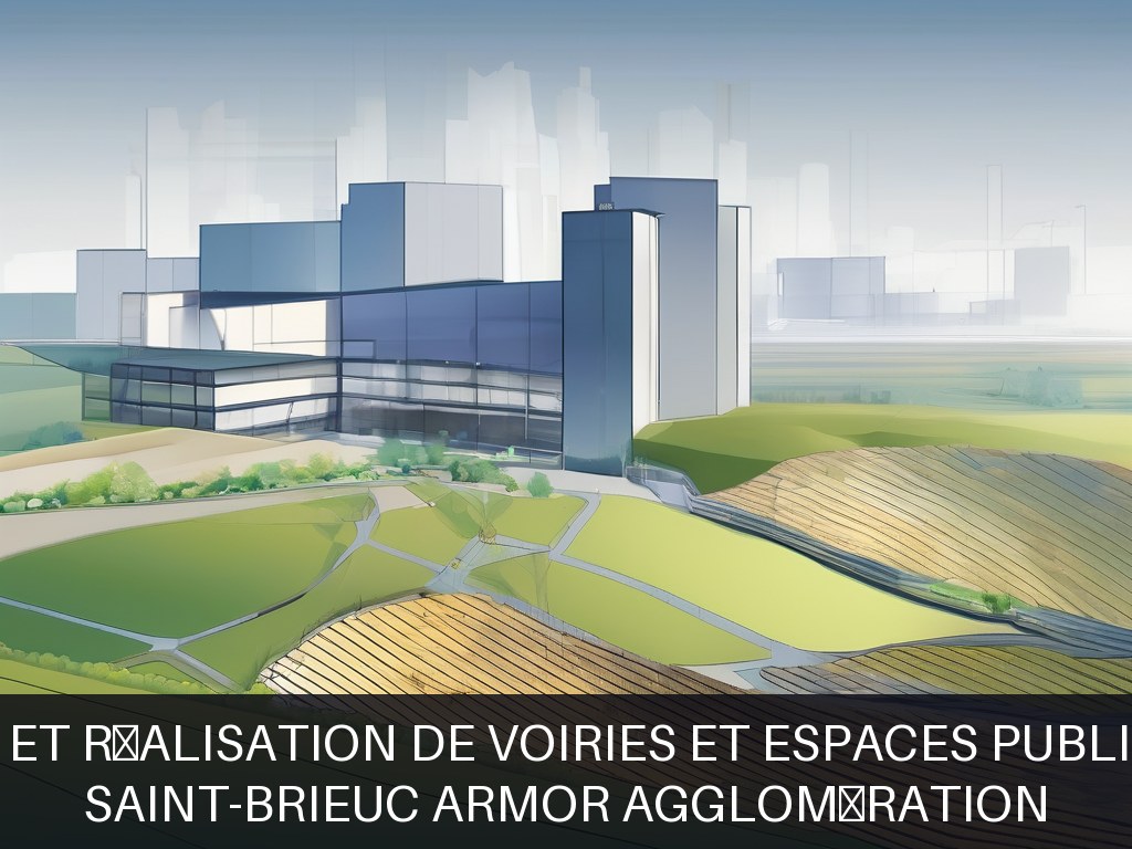 Illustration pour Saint-Brieuc Armor Agglomération: Conception et réalisation de voiries et espaces publics durables