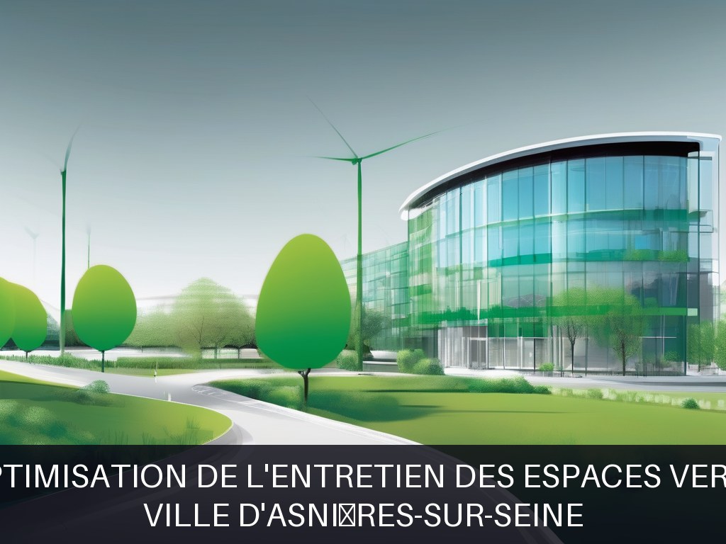 Illustration pour Ville d'Asnières-sur-Seine: Optimisation de l'entretien des espaces verts
